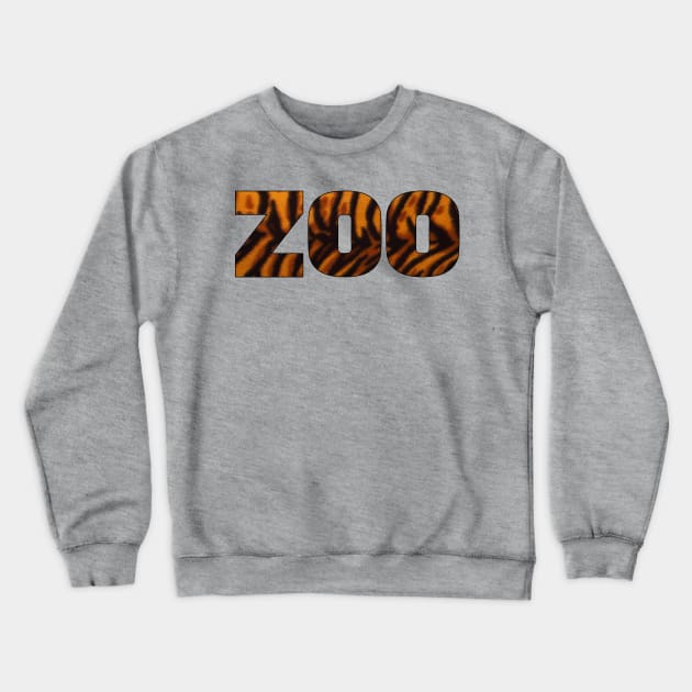 Zoo Tiger Pattern Crewneck Sweatshirt by Anthony88